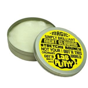 Stretchy lab putty that’s glow in the dark